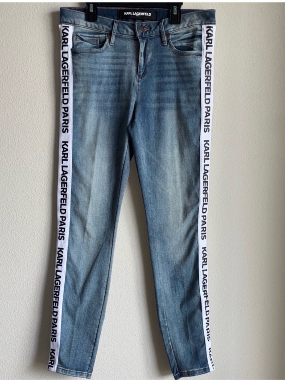 Karl Lagerfeld logo jeans size 6